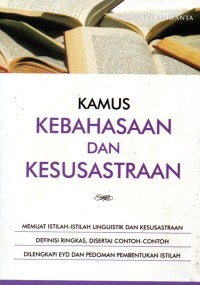 Image of KAMUS KEBAHASAAN DAN KESUSASTRAAN